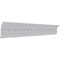 Ekena Millwork 5 3/4"H x 3 1/8"P x 6 1/2"F x 94 1/2"L, (2" Repeat), Washington Crown Moulding MLD05X03X06WA - alternate 2